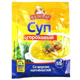 Суп Кулинар Гороховый с копчен.55г
